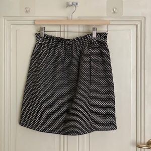 J Crew Sidewalk skirt in printed jacquard